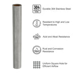 PATIKIL 40" L x 16" W Woven Wire Mesh, 150 Mesh 304 Stainless Steel Air Vent - Image 3