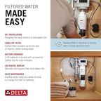 Delta Clarifi High Flow Under Sink Water Filter System, Water Filter - Image 4