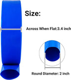 2" x 50 FT Pool Backwash Hose Blue Heavy Duty Reinforced PVC Lay Flat Water - Image 2