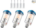 3 Pcs Mini in-Line Air Filter Water Oil Separator by YXCCSE