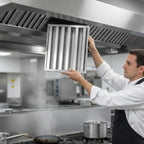 Soro Essentials- 20" W x 25" H Stainless Steel Commercial Kitchen Hood Filter - Image 2