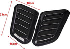 2Pcs ABS Car Air Flow Intake Hood Scoop Vent Bonnet Cover Universal DIY - Image 4