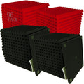 96 Pack Allxinlog Absorb the echo Acoustic Foam Panel Wedge Studio by XIN%26LOG