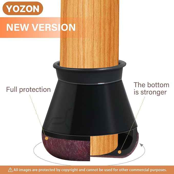 Chair Leg Floor Protectors for Hardwood Floors Felt Furniture Pads Silicone