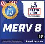 Filter King 16x24x4 Air Filter | 3-PACK | MERV 8 HVAC Pleated A/C Furnace - Image 2