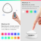 EverBrite Tap Light, LED Puck Lights, Wireless Push Lights, Remote Controlled