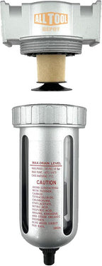 1/4" NPT MID FLOW Particulate Filter/Water Trap - Image 5