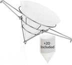 Cleaner Syrup, Better Filtration – Stainless Steel Cone Filter Holder by CuisineReady