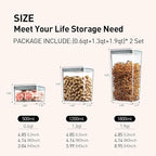 Pop Food Storage Containers Set, One Button Opening BPA-Free Food Containers - Image 5