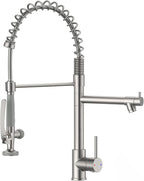 Fapully Commercial Pull Down Kitchen Sink Faucet by Fapully