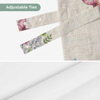 Farmhouse Spring Tie Up Valance Curtains - Image 7