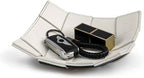 PU Leather Valet Tray for Men Women Key Holder Bowl for Entryway Table Bedside