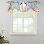 Easter Tie Up Valance Curtains for Windows, Kitchen Curtains Window Shades - Image 2