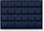 Oirlv Stackable 24 Gird Necklace Organizer Tray