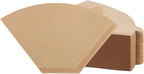 100 Count #4 Cone Coffee Filters 8-12 Cups, Disposable Natural Coffee Filters 4 by Prudiut
