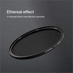 Urth 52mm Magnetic Ethereal Black Mist ¹⁄₁ Diffusion Lens Filter — Cinematic - Image 2