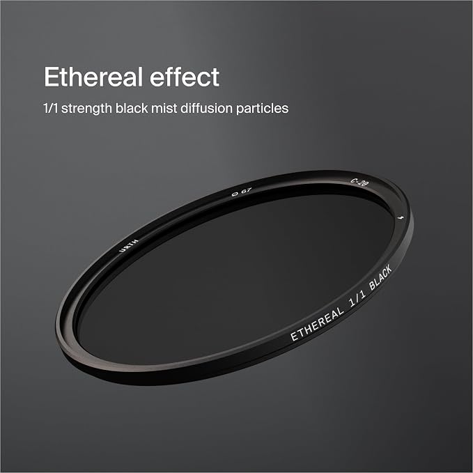 Urth 55mm Magnetic Ethereal Black Mist ¹⁄₁ Diffusion Lens Filter — Cinematic - Image 2