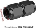 EVIL ENERGY 3AN Female to 3AN Female Straight Swivel Coupler Union Fitting - Image 3