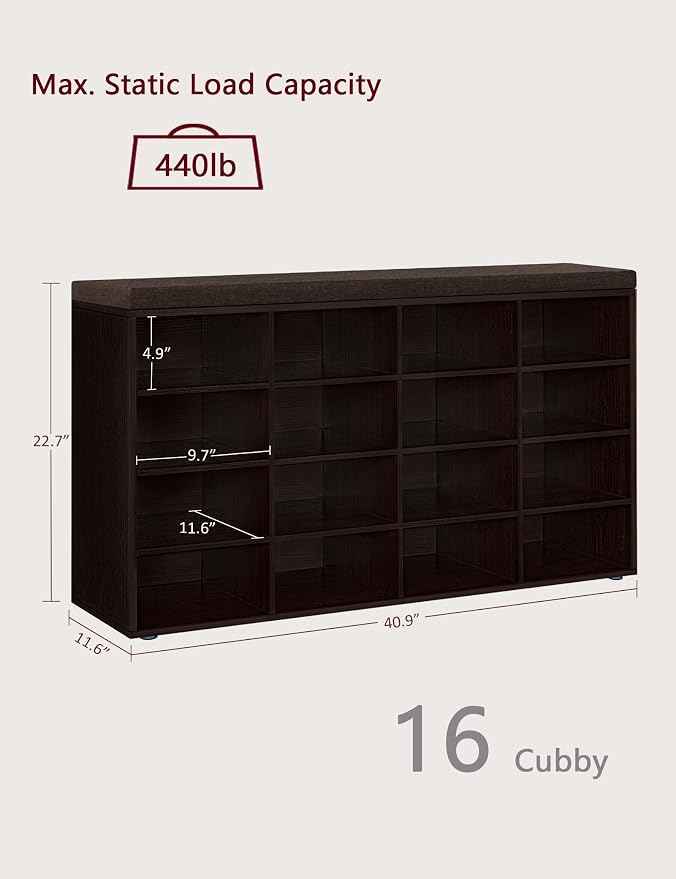 DINZI LVJ Shoe Storage Bench