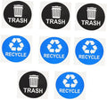 8pcs Garbage Sorting Stickers Waste Recycling Labels by CAXUSD