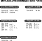 CF11819, Cabin Air Filter with activated carbon - Image 5