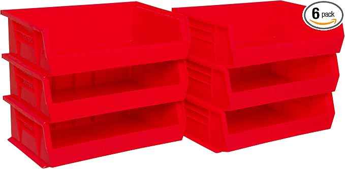 Akro-Mils 30255 AkroBins Plastic Storage Bins, Space-Saving Stackable Bins