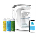 AquaTru Carafe Smart Countertop Water Purifier | App-Connected 4-Stage Reverse by AQUATRU