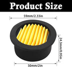 4pcs Air Compressor Replacement Filter Elements, Air Compressor Intake Paper - Image 2