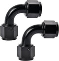 EVIL ENERGY 8AN Female to 8AN Female 90 Degree Swivel Coupler Union Fitting by EVILENERGY