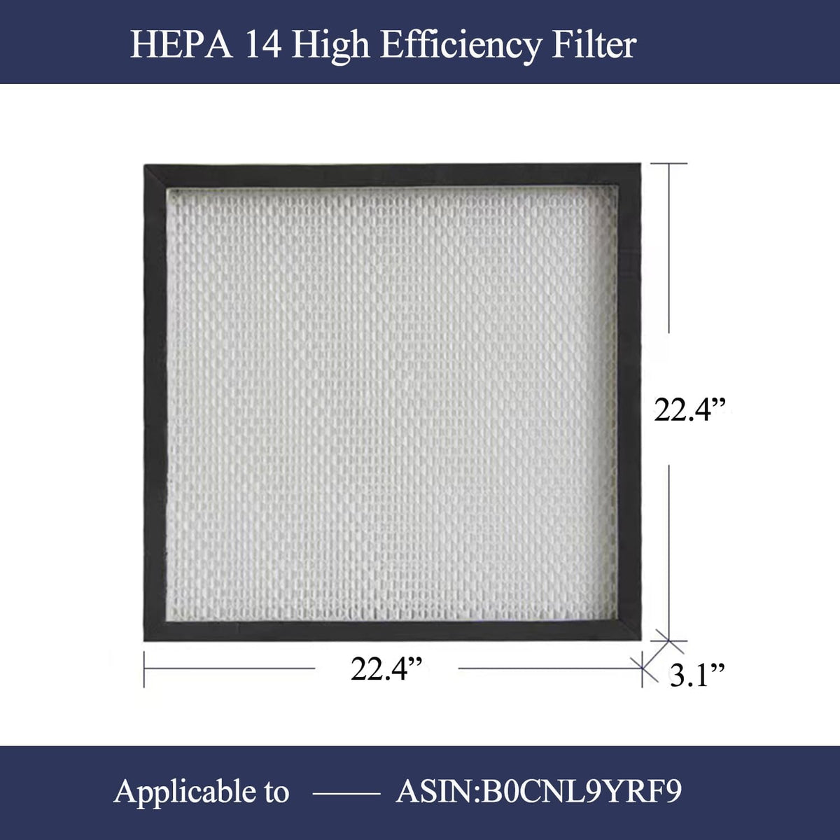 FFU,HEPA H14 Laminar Flow Hood Filter Replacement Kit 1 piece,Updated