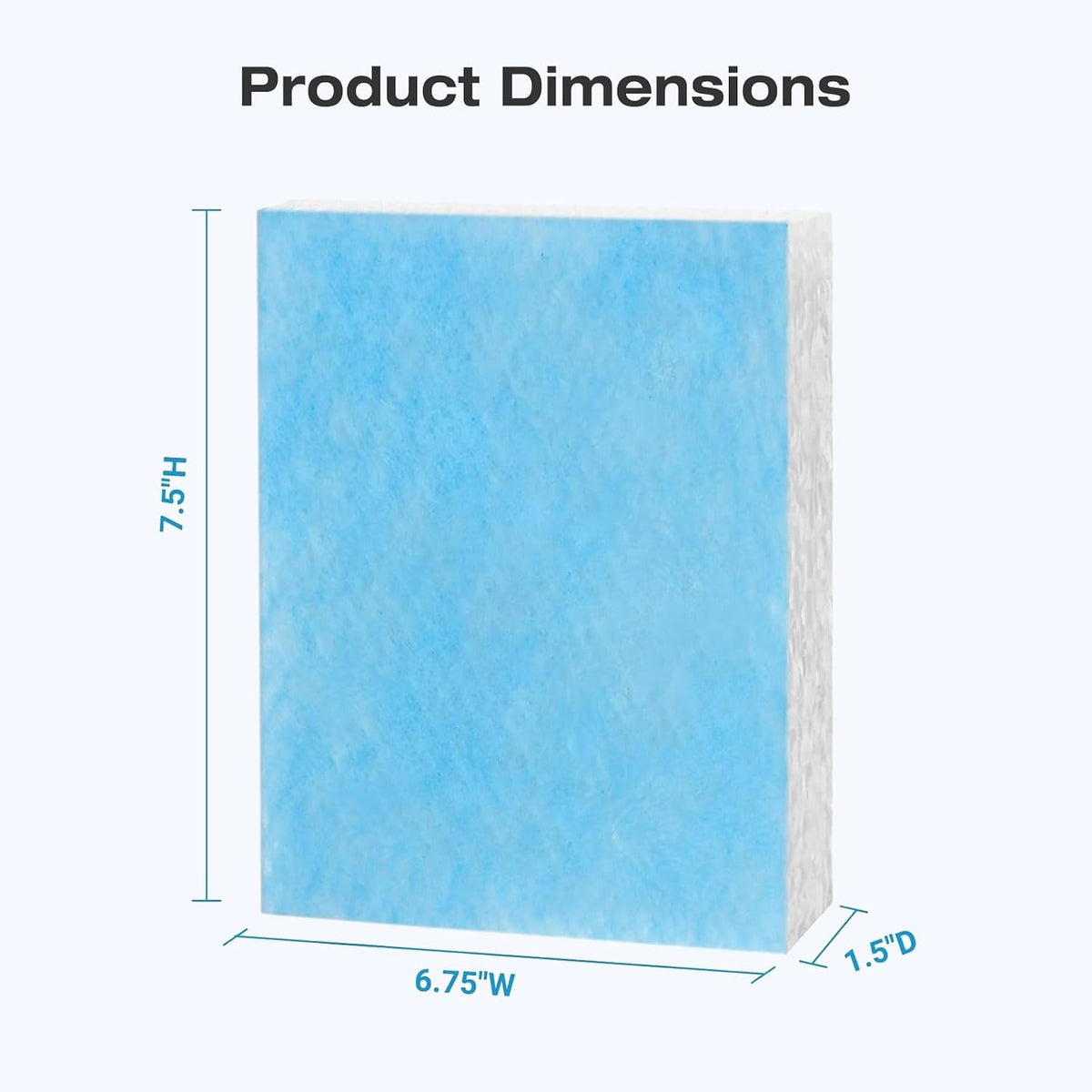 HFT600 Humidifier Wick Filter, for Honeywell Top Fill Tower Humidifier