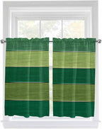 Farm Retro Green Wood Grain Window Valance Curtains, Rustic Wooden Plank - Image 9