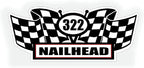 2X Engine Window Air Cleaner Sticker Decal, 322 Nailhead - Image 2