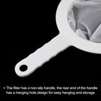 PATIKIL 9"x6" Food Filter Strainer, 200 Mesh, Polypropylene, 235 x 145 mm / 9.3 - Image 3