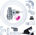 Refrigerator Water Line Kit Connection and 1/4 Compression Ice Maker by Unknown