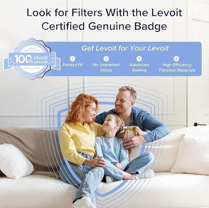 LEVOIT Genuine EverestAir-P Air Purifier Air Filter Replacement, Lasts - Image 6