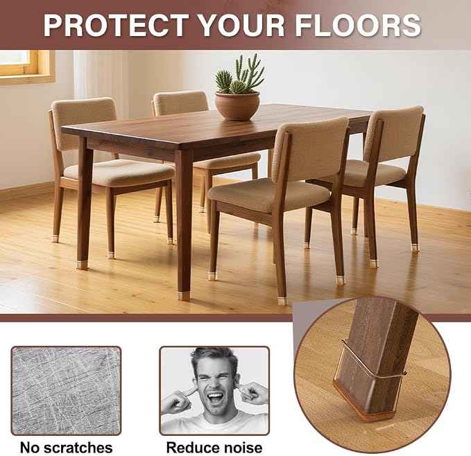Chair Leg Floor Protectors Rectangle Chair Leg Protectors