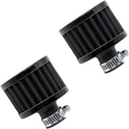 2Pcs 12mm Air Filter Mini Universal Vent Crankcase Cold Air Intake Breathe by Eoppen