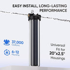 PUREPLUS 5 Micron 20" x 2.5" Whole House PFAS Removal Replacement Water Filter - Image 7