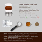 watchget 55mm Espresso Paper Filters - Image 4