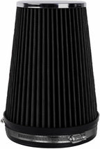6" Inlet Cold Air Intake Filter Cone Replacement Performance Washable Clamp-On by MUGERACING