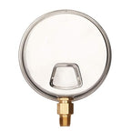 MEASUREMAN 4" Dial Size, Glycerin Filled Plumbing Pressure Gauge, Stainless - Image 4
