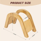 Cone Coffee Filter Holder for Counter, Bamboo Coffee Filter Storage Container - Image 3