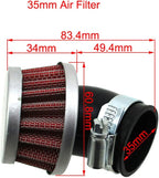 DJ-Motor 35mm Air Filter For Honda Z50 CT70 SL70 XL70 CL70 C70 ST90 SL90 CL90 - Image 2
