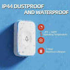 Wireless Doorbell 1200 feet Waterproof Door Bell