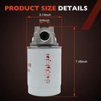 Spin-On Hydraulic Oil Filter Assembly 10 Micron - Image 5