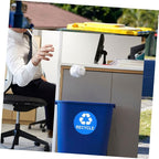 TEHAUX 8pcs Garbage Bin Sticker Waste Sorting Recycling Labels PVC Trash Can - Image 6