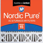 Nordic Pure 20x20x5 Honeywell Replacement Furnace Filters MERV 15 Plus Carbon 1 by NordicPure