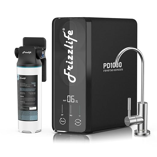 Frizzlife 1000GPD Reverse Osmosis Water Filter, NSF/ASNI 58&53&42&372 Standard by FRIZZLIFE