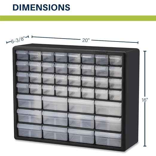 Akro-Mils 44-Drawer Plastic Drawer Storage Cabinet